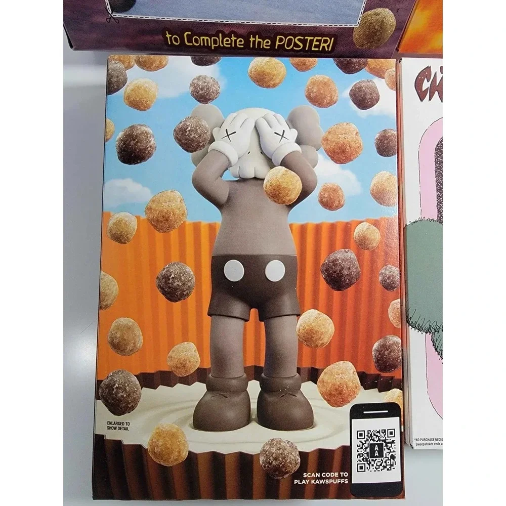 GM REESE'S Puffs Kaws & Travis Scott & Lil Yachty SEALED Boxes Lot 4 NEW